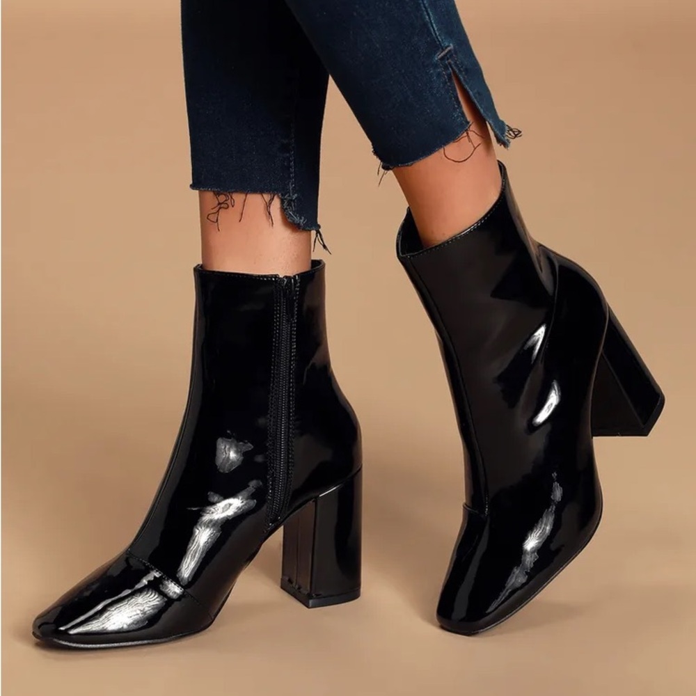 Lulus Patent Leather Boots